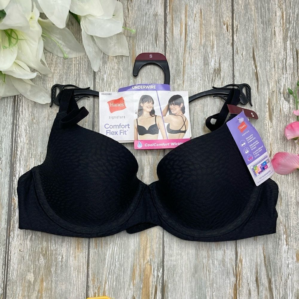 Women's ComfortFlex Fit Easywire T-Shirt Bra Size S